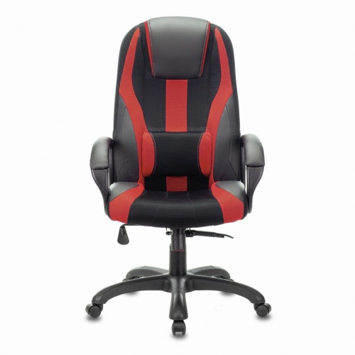 Кресло компьютерное Brabix Premium Rapid GM-102 до 180 кг, экокожа/ткань, черно-красное 532107 фото 6
